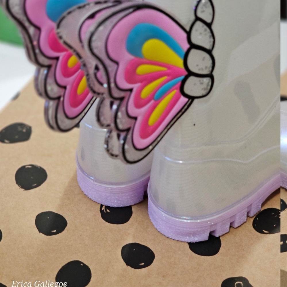 Sophia webster butterfly baby toddler rain boots